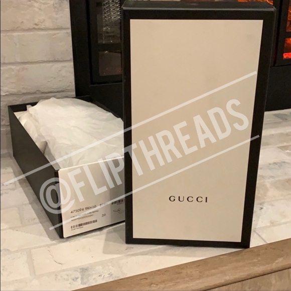 Authentic Gucci Princetown Velvet G Lurex Loafers - Picture 7 of 8